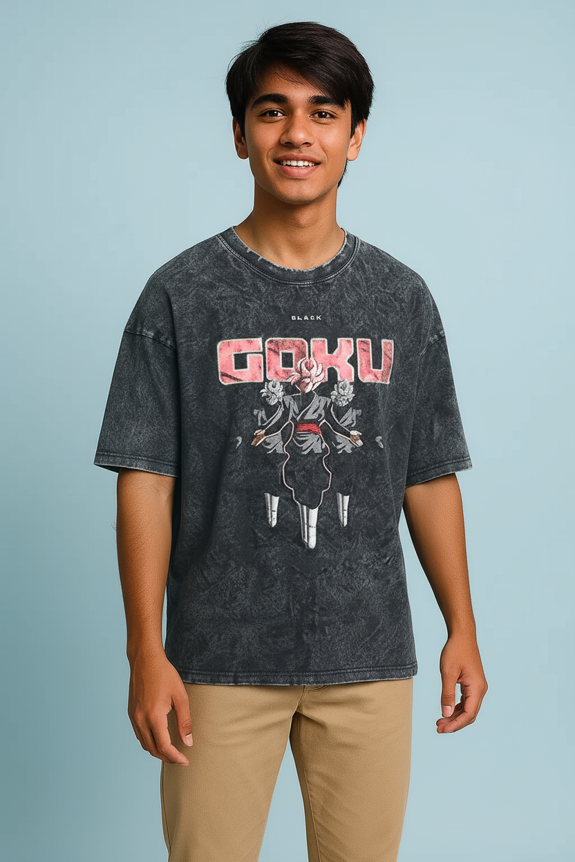 Washed Black Dragon Tee