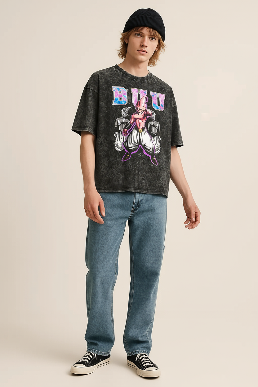 Washed Black Dragon Tee