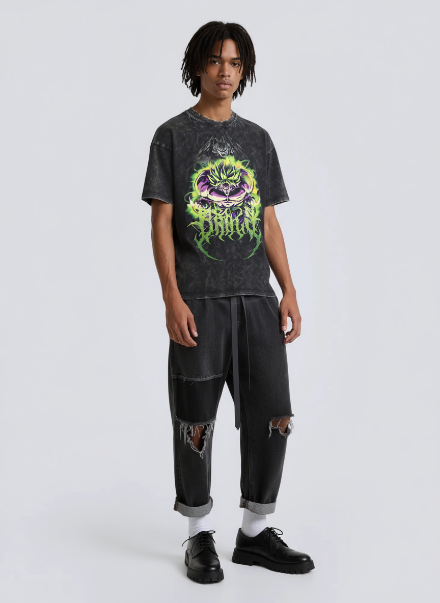 Washed Black Dragon Tee