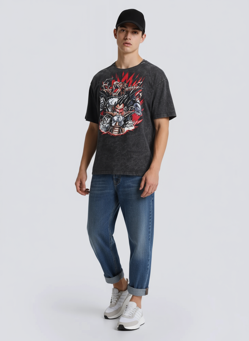 Washed Black Dragon Tee