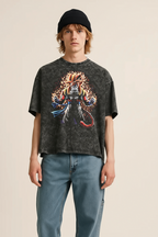 Washed Black Dragon Tee