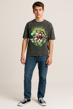 Washed Black Dragon Tee